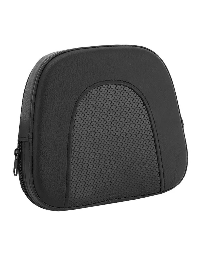 Motorrad Rückenlehne Für Yamaha Für Chopper Für Cruiser Motorrad Hinten Rückenlehne Sissy Bar Kissen Pad Schwarz Zubehör Universal Rückenlehne Für Motorrad von XBDYGS