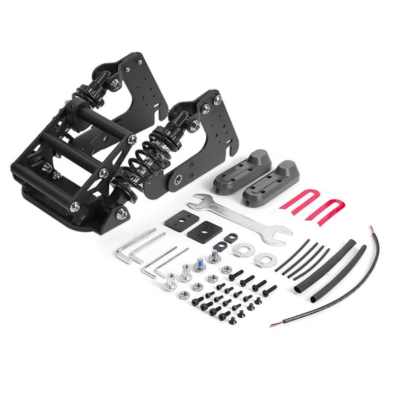 XBERSTAR Hinterradaufhängung Kit für Segway Ninebot Max G30 Elektroroller Stoßdämpfende Federung (Feder schwarz) von XBERSTAR