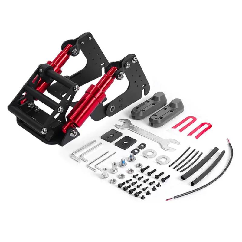XBERSTAR Hinterradaufhängung Kit für Segway Ninebot Max G30 Elektroroller Stoßdämpfende Federung (Rot) von XBERSTAR