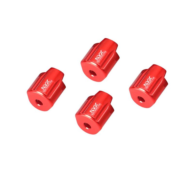 XBERSTAR RC Stoßdämpferkappe für ARRMA 1/18 GRANITE GRANITE GRM/1/18 TYPHON GROM/1/14 Mini MOJAVE GROM Aluminium-Stoßdämpfer-Set Upgrades Teile von XBERSTAR