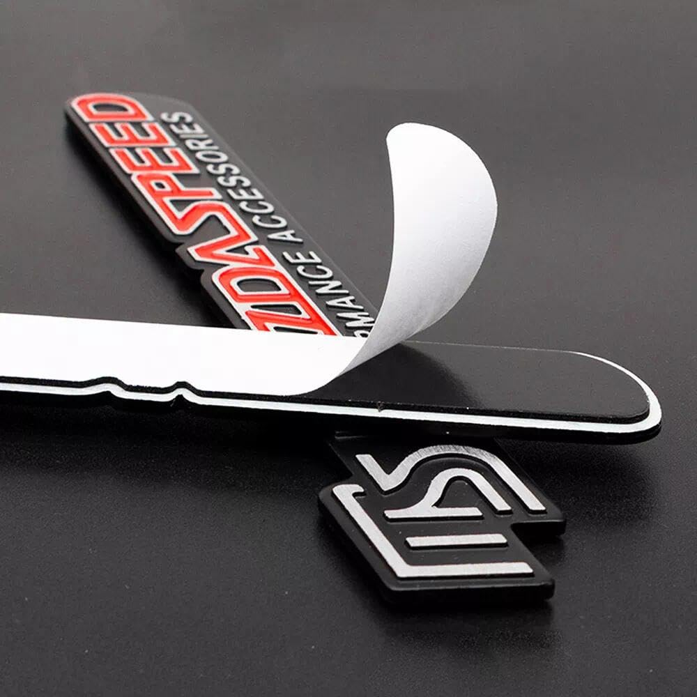1 Pcs Auto Schriftzug Logo MAZDASPEED Emblem Aufkleber Badge Für Mazda New(Rot) von XCBW