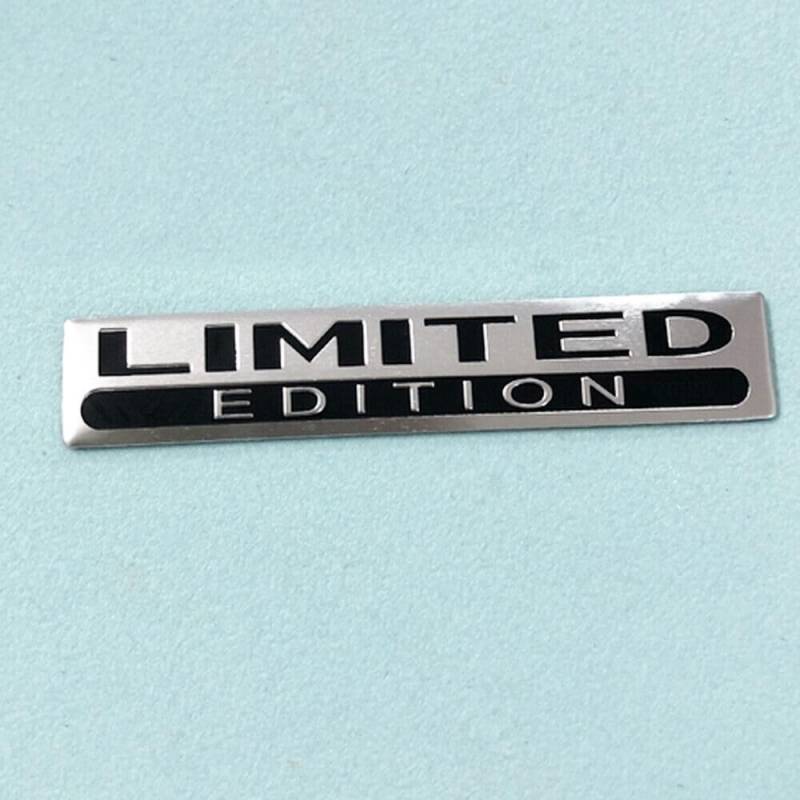 1x Aluminum Limited Edition Logo Auto Aufkleber Abzeichen Emblem Dekoration Zubehör von XCBW