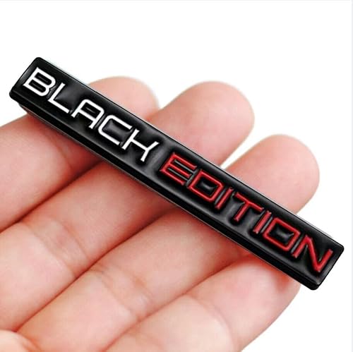 3D Black Edition Logo Auto Emblem Badge Aufkleber schwarz von XCBW