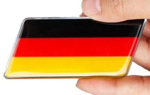 3D Deutschland Flagge Auto Emblem für Kühlergrill Frontgrill stabile Metallausführung 3D Deutschland Flagge Auto Emblem für Kühlergrill Frontgrill stabile Metallausführung von XCBW