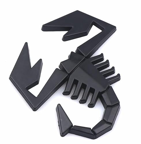 3D Qualität Skorpion Auto Emblem Modellierung Metall Autos Modellierung Heck Logo Abziehbild Schwarz von XCBW