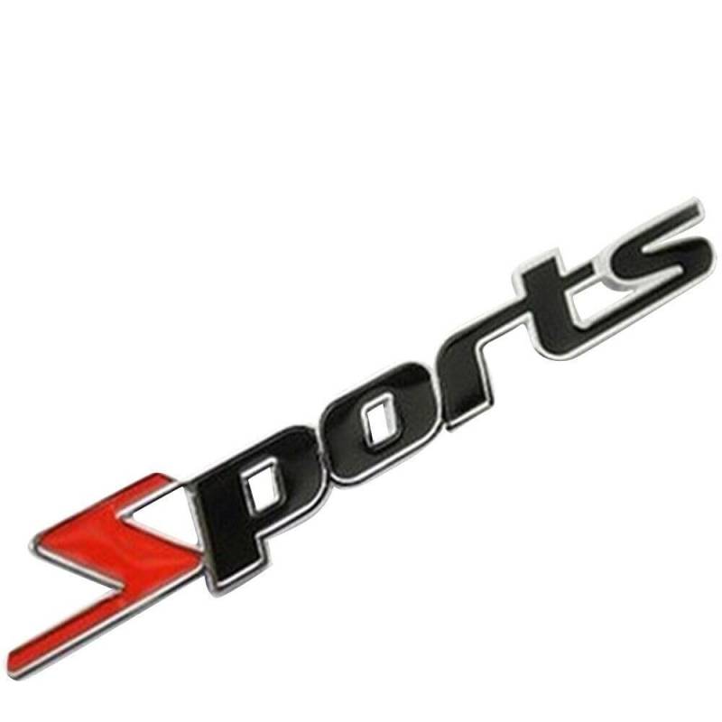 Aufkleber Sports Auto Sticker Emblem Style Tuning Metall Roller Moped LKW von XCBW