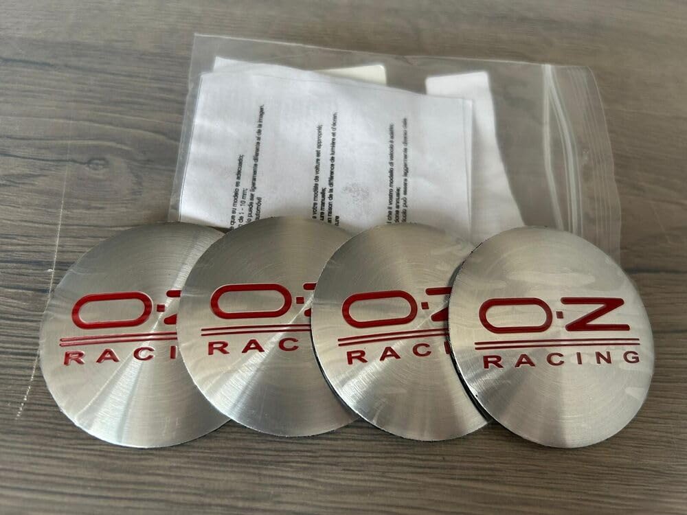OZ Racing Radnarbendeckel Auto Emblem 56mm Aufkleber Selbstklebend in Chrom ROT OZ Racing Radnarbendeckel Auto Emblem 56mm Aufkleber Selbstklebend in Chrom ROT von XCBW