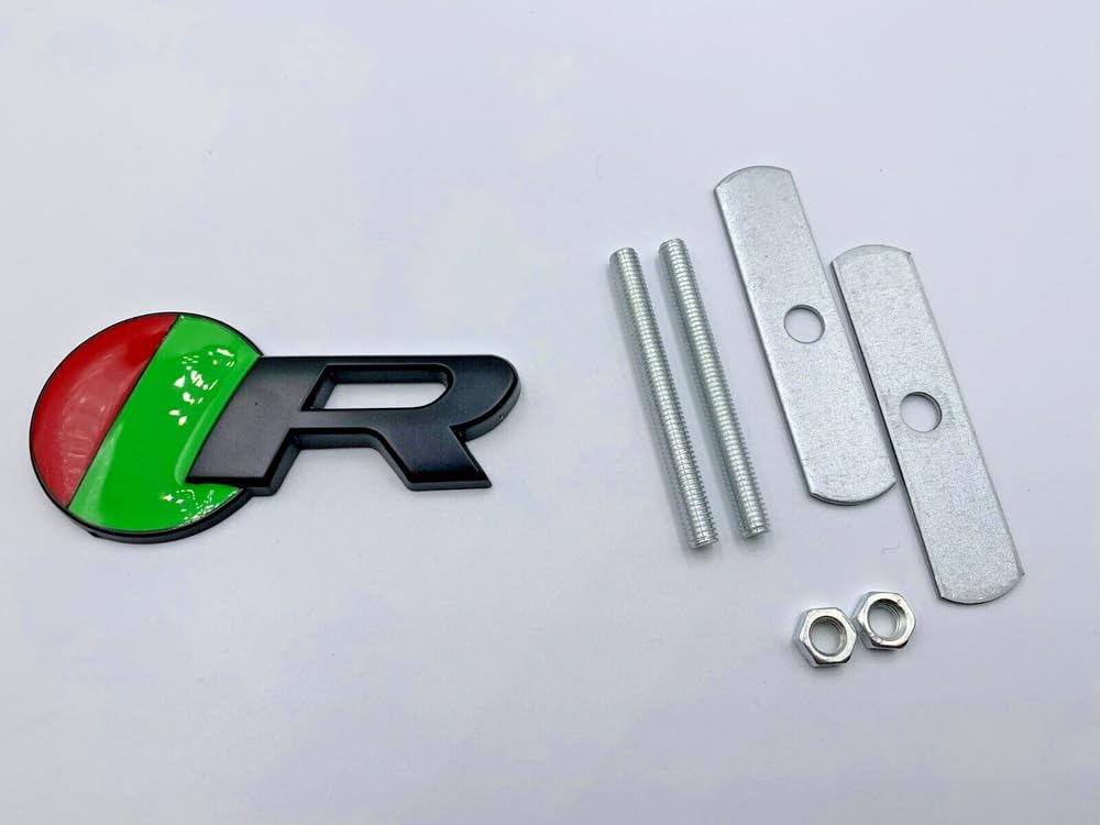 Rundes R Grill Auto Emblem Abzeichen Rot/Grün/Schwarz F-PACE XJ XK XJR XJS E X Type Rundes R Grill Auto Emblem Abzeichen Rot/Grün/Schwarz F-PACE XJ XK XJR XJS E X Type von XCBW