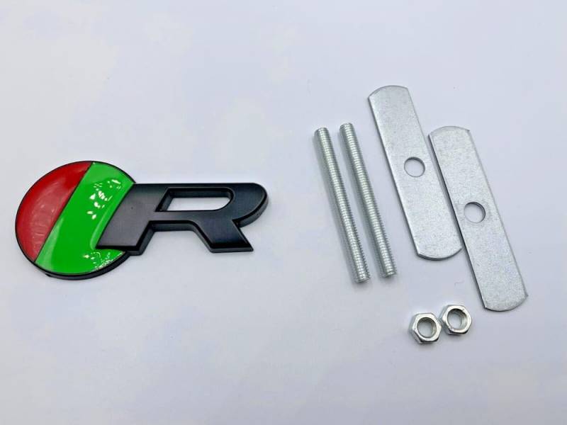 Rundes R Grill Auto Emblem Abzeichen Rot/Grün/Schwarz F-PACE XJ XK XJR XJS E X Type von XCBW