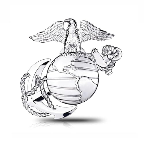 USA Marine Corps USMC Metallisch Auto Adler Emblem Aufkleber Logo Silber 3D Tuning USA Marine Corps USMC Metallisch Auto Adler Emblem Aufkleber Logo Silber 3D Tuning von XCBW