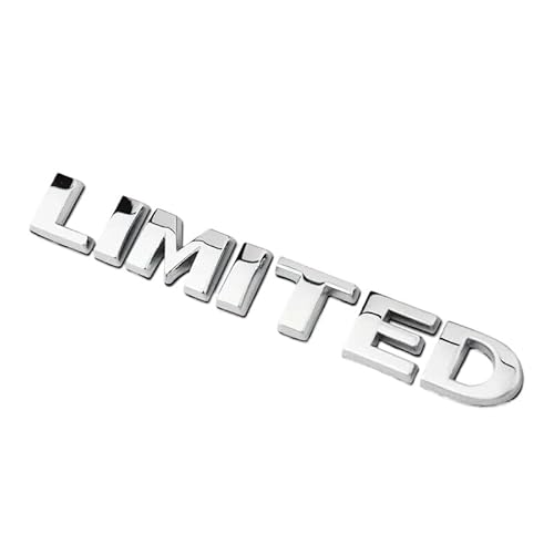 Universal 3D Limited Metall Auto Aufkleber Emblem Logo Silber Chrom für Jeep Universal 3D Limited Metall Auto Aufkleber Emblem Logo Silber Chrom für Jeep von XCBW