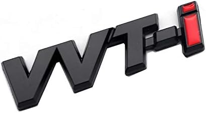VVT-i Auto Emblem Badge Fender Rear Badge Auto Aufkleber für Honda Toyota Rx Tundra rav4 4Runner(Schwarz) von XCBW
