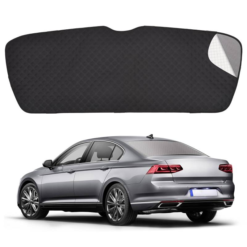 XCBYT Sonnenschutz Heckscheibe Auto Kompatibel mit VW Passat B8 Variant 2016-2022, Faltbare Sonnenblende Hinten Baby UV-Schutz Sichtschutz Mesh von XCBYT