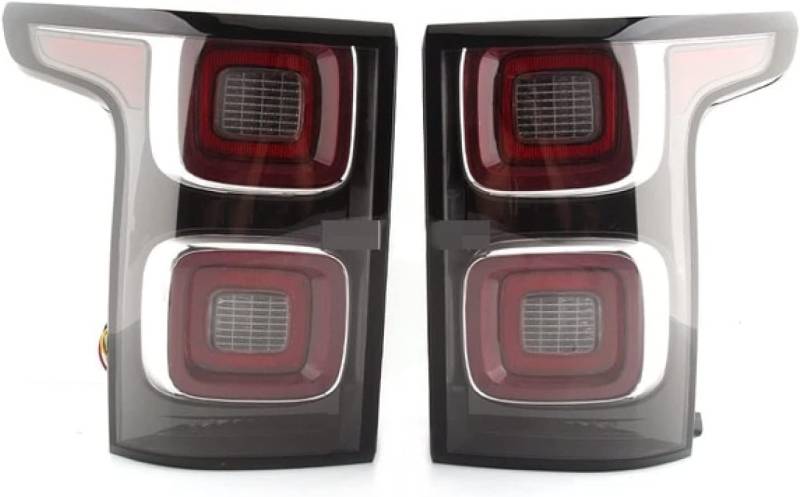 XDDHH Auto Rückleuchten Rücklicht Für Land Rover Rover Vogue 2014-2017 Autozubehör Signallicht Hinten Umkehrung Rücklicht Set Links Zubehör,C/1 paire von XDDHH