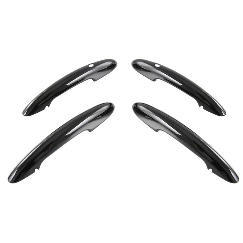 XDETGOK Außentürgriffe-Kappen Kompatibel Mit Für Mini F54 F55 F56 F57 Für F60 Autotürgriffabdeckung Autozubehör Auto Außentürgriff Dekorationsschale(Black) von XDETGOK