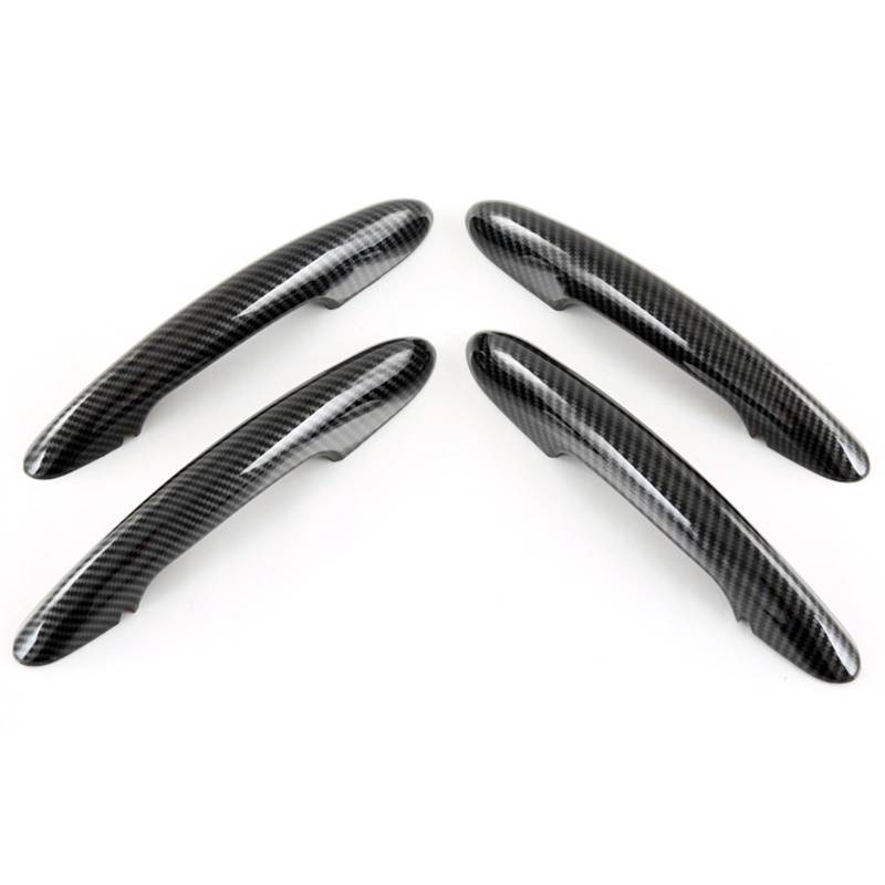 XDETGOK Außentürgriffe-Kappen Kompatibel Mit Für Mini F54 F55 F56 F57 Für F60 Autotürgriffabdeckung Autozubehör Auto Außentürgriff Dekorationsschale(Carbon) von XDETGOK