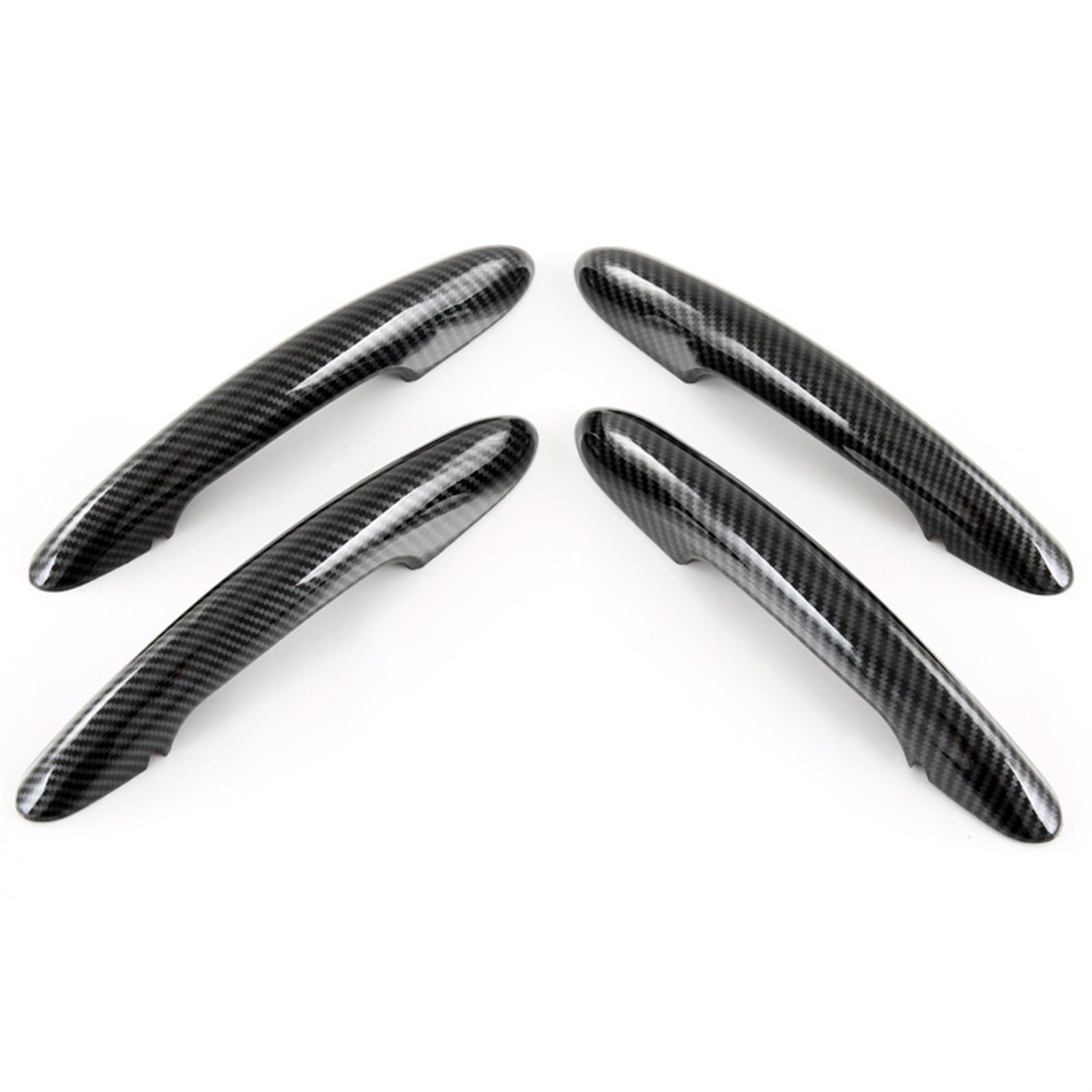 XDETGOK Außentürgriffe-Kappen Kompatibel Mit Für Mini F54 F55 F56 F57 Für F60 Autotürgriffabdeckung Autozubehör Auto Außentürgriff Dekorationsschale(Carbon-with inductio) von XDETGOK