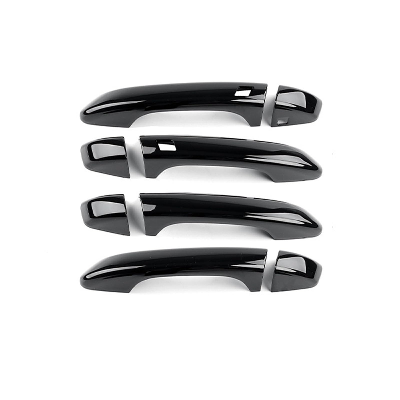 XDETGOK Außentürgriffe-Kappen Kompatibel Mit K&ia Für Stinger 2018 2019 2020 2021 2022 Autotürgriffabdeckung Autozubehör Auto Außentürgriff Dekorationsschale(Bright Black) von XDETGOK