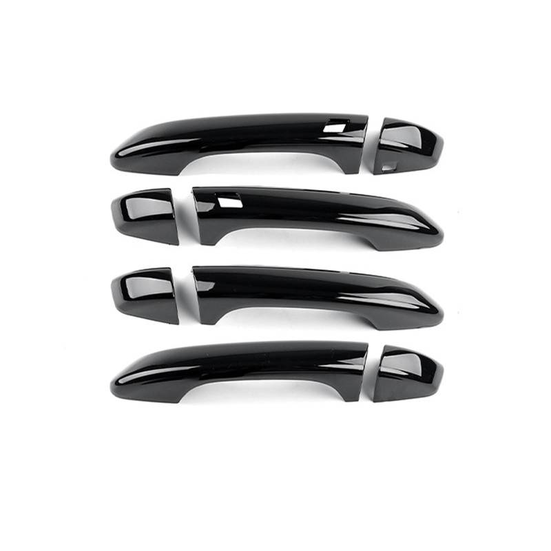 XDETGOK Außentürgriffe-Kappen Kompatibel Mit K&ia Für Stinger 2018 2019 2020 2021 2022 Autotürgriffabdeckung Autozubehör Auto Außentürgriff Dekorationsschale(Bright Black) von XDETGOK