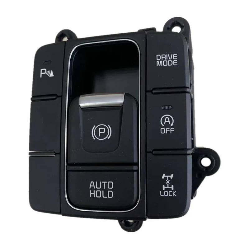 XDETGOK Handbremsengriffe Kompatibel Mit K&ia für Sorento Tastenschalter, Auto-Handbremsen-Parkknopfschalter, Elektronischer Handbremsknopf, OEM: 93600C5590 von XDETGOK