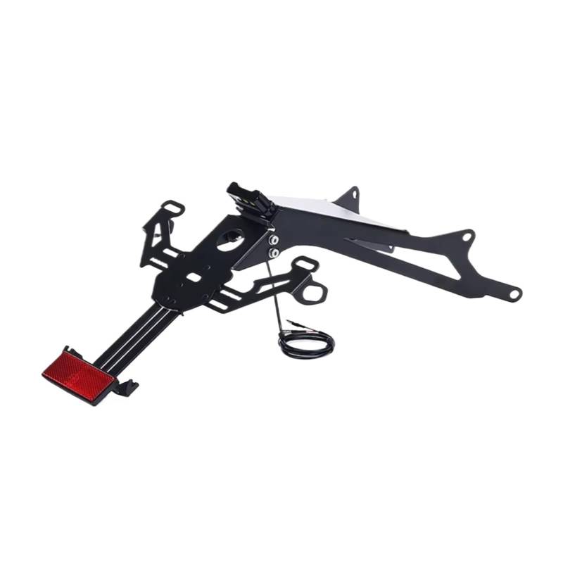 XDETGOK Kennzeichenhalter Für CB650R 2021 2022 2023 Motorrad Hinten Short Tail Stock Kennzeichenhalter Reitstock Halterung Kit Ersatz Und Upgrade Teile von XDETGOK