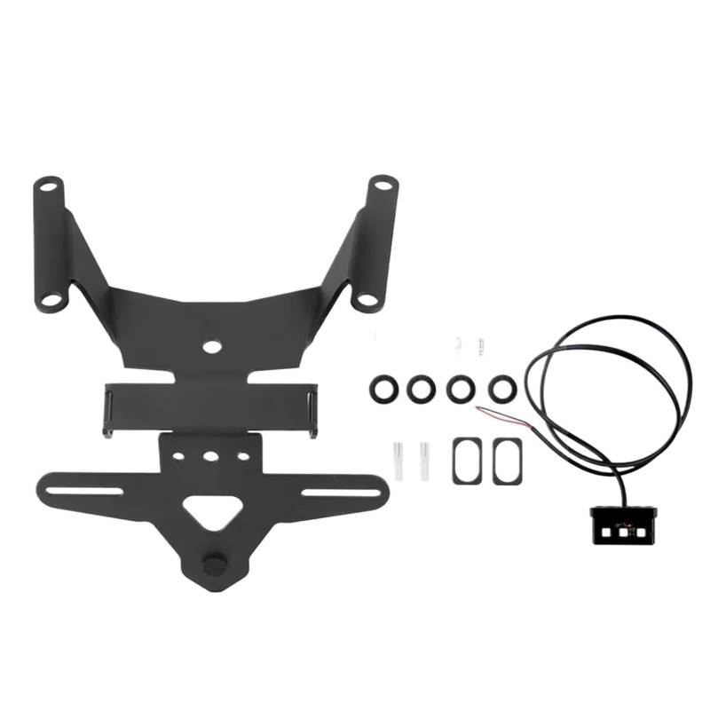 XDETGOK Kennzeichenhalter Für CB650R Für CBR650 Für CBR650R 2019 2020 2021 2022 2023 Motorrad-Kennzeichenhalter Rücklichthalterung Ordentlich Für Eliminator-Zubehör von XDETGOK