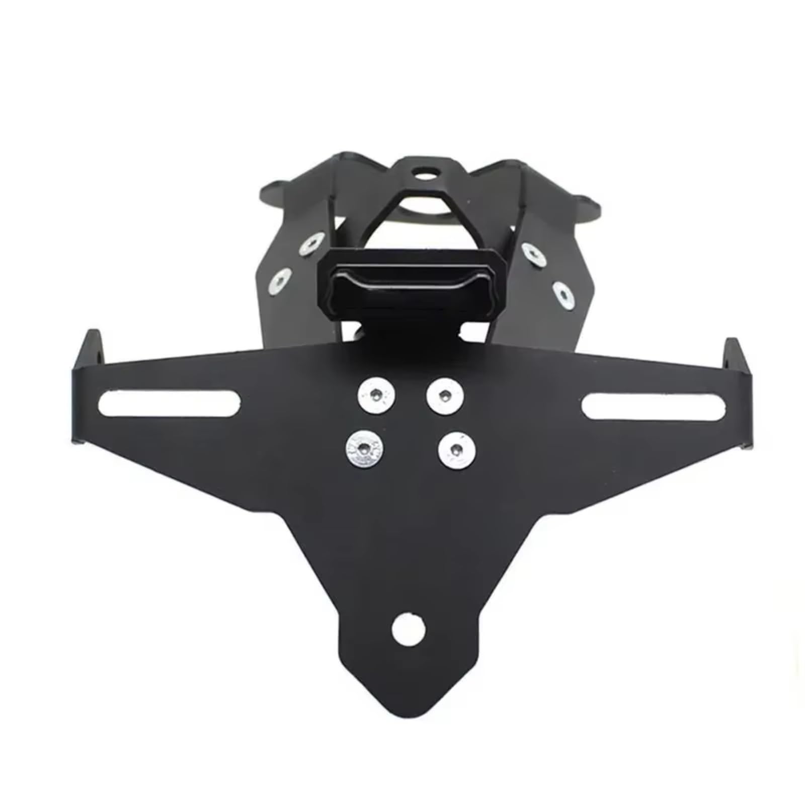 XDETGOK Kennzeichenhalter Kompatibel Mit Aprilia Für Tuono V4 1100 Tuonov4 2021 2022 2023 2024 Motorradzubehör Verkleidung Für Eliminator Kennzeichenhalter(Black 1) von XDETGOK