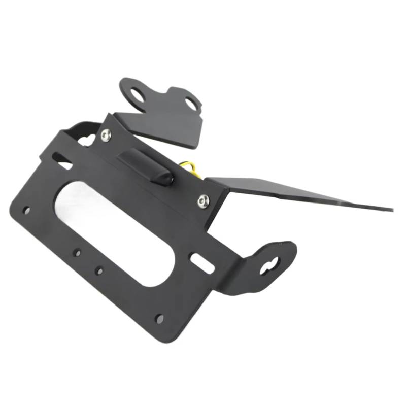 XDETGOK Kennzeichenhalter Kompatibel Mit Ducati Für Monster 821 Stripe Dark 2015 2016 2017. Motorrad-Hinterrad-Kennzeichenhalter Für Den Heckrahmen Für Eliminator-Kit von XDETGOK