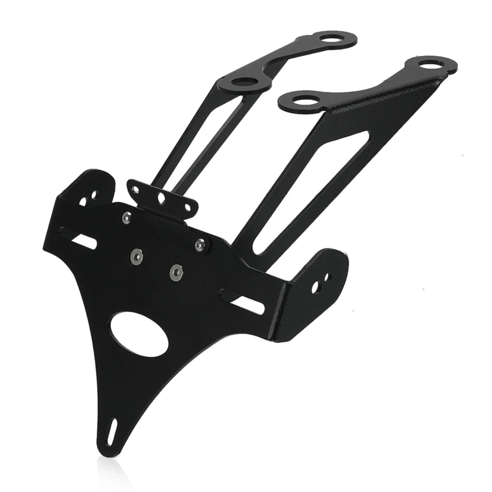 XDETGOK Kennzeichenhalter Kompatibel Mit Ducati Für Monster Für 659 Für 821 Für Stealth 2018-2021 Kennzeichenhalter Halterung Zubehör Kotflügel-Eliminierungs-Kit(Bracket NO Light) von XDETGOK