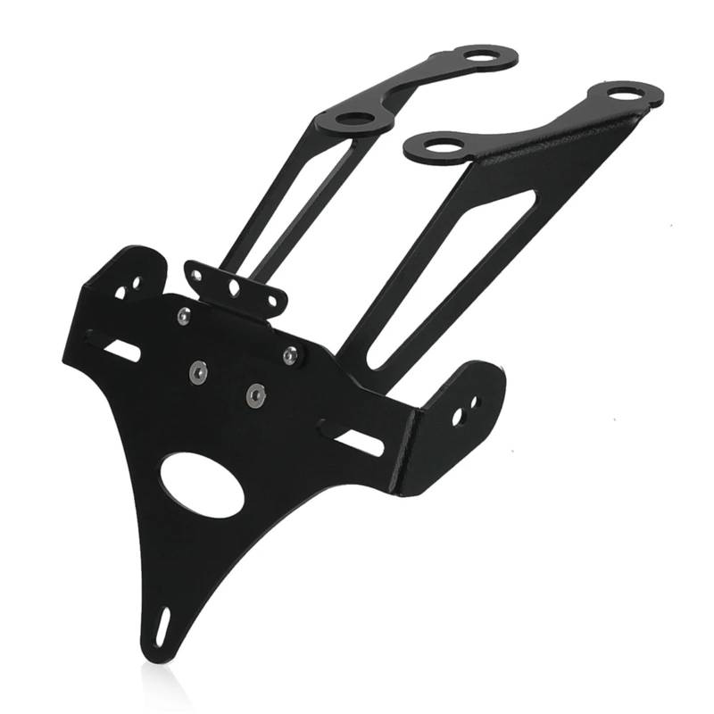 XDETGOK Kennzeichenhalter Kompatibel Mit Ducati Für Monster Für 659 Für 821 Für Stealth 2018-2021 Kennzeichenhalter Halterung Zubehör Kotflügel-Eliminierungs-Kit(Bracket NO Light) von XDETGOK