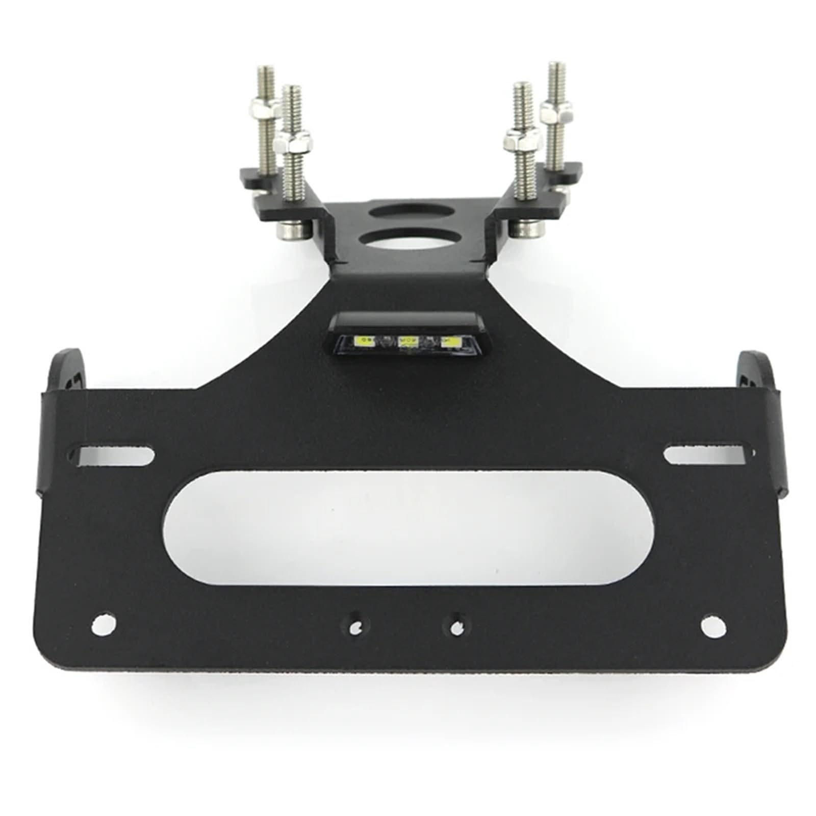 XDETGOK Kennzeichenhalter Kompatibel Mit MT-09 Für FZ-09 2014 2015 2016, Motorrad-Heckschürze, Kotflügelentferner, Kennzeichenhalter Mit Leichtem Kennzeichenhalter(Without Reflector) von XDETGOK