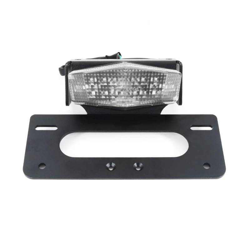 XDETGOK Kennzeichenhalter Kompatibel Mit Suzuki Für DRZ400 Für DR-Z400S Für DRZ400SM 2005-2024 Für DRZ400E 2008-2024 Kennzeichenhalterung Heckkotflügel-Eliminator(Cl Without Reflector) von XDETGOK