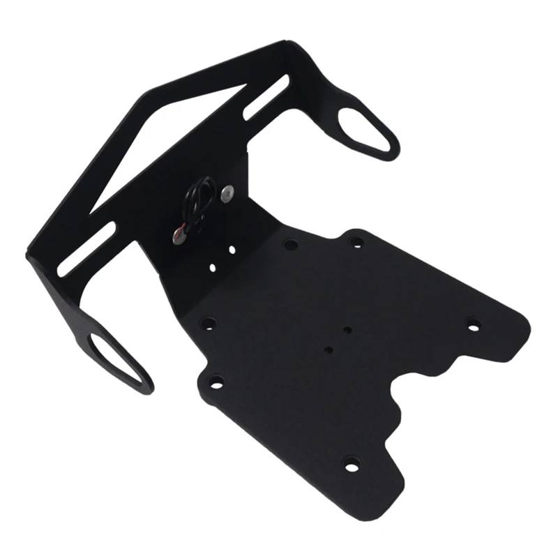 XDETGOK Kennzeichenhalter Kompatibel Mit TX690Z Für XTZ690 Für Tenere Für 700 Für Rallye 2019-2021 2022 Roller Hintere Kennzeichenhalterung Mit Leichtem Kotflügel(No Signal) von XDETGOK