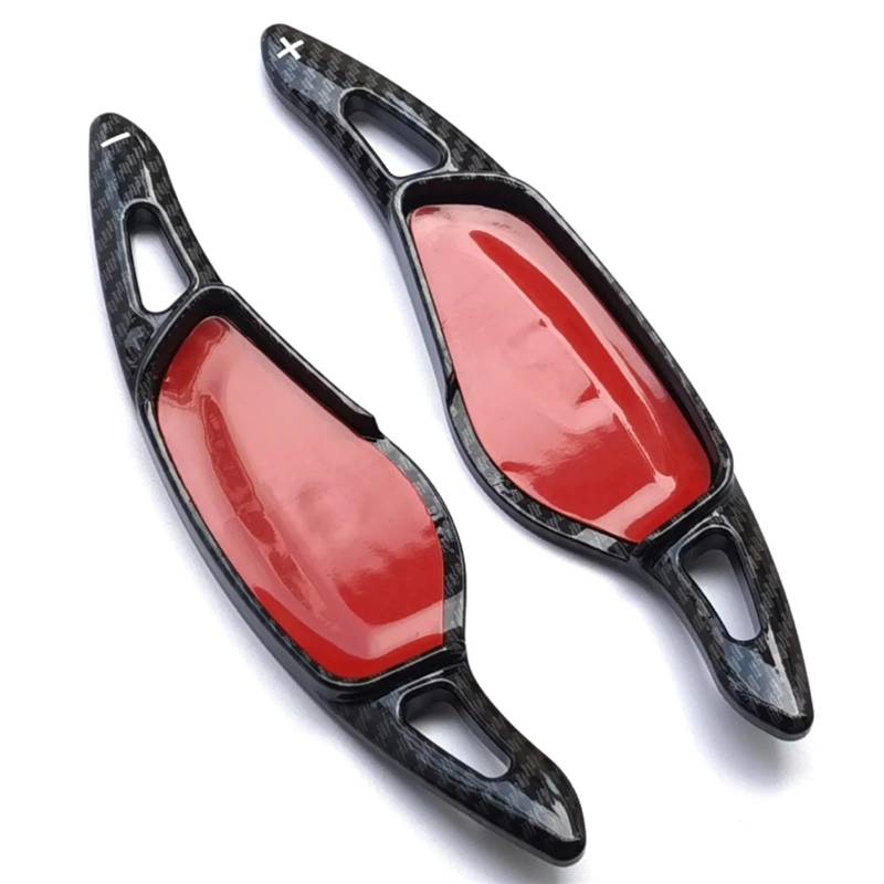 XDETGOK Kompatibel Mit 5er G30 G31 2018–2023. Lenkrad-Schaltwippe, Schaltpaddel-Verlängerung Car Shift Paddles(Carbon Pattern) von XDETGOK