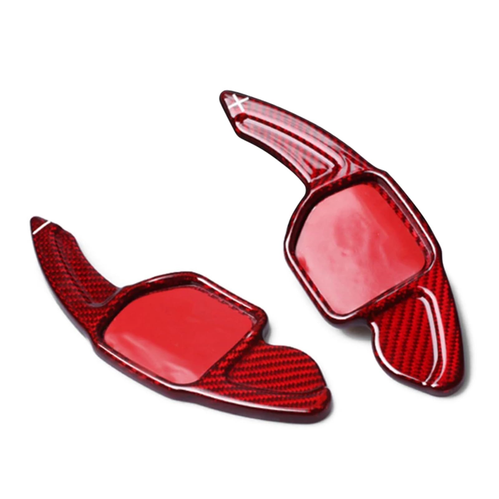 XDETGOK Lenkradpaddel Kompatibel Mit S5 2012 2013 2014 2015 Für TT 2010 2011 2012 2013 2014 Carbonfaser-Auto-Lenkrad-Controller-Schaltwippen-Verlängerungsschalthebel(Red) von XDETGOK