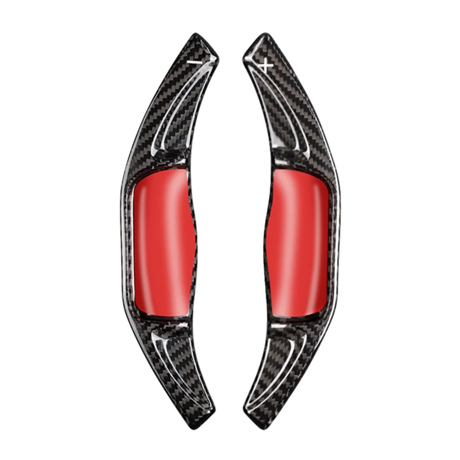 XDETGOK Lenkradpaddel Kompatibel Mit Toyota Für Corolla 2019 2020 Für Rav4 2020 Carbonfaser-Lenkrad-Schalthebel-Verlängerungen Schaltwippen Auto-Universal-Picks(Black) von XDETGOK