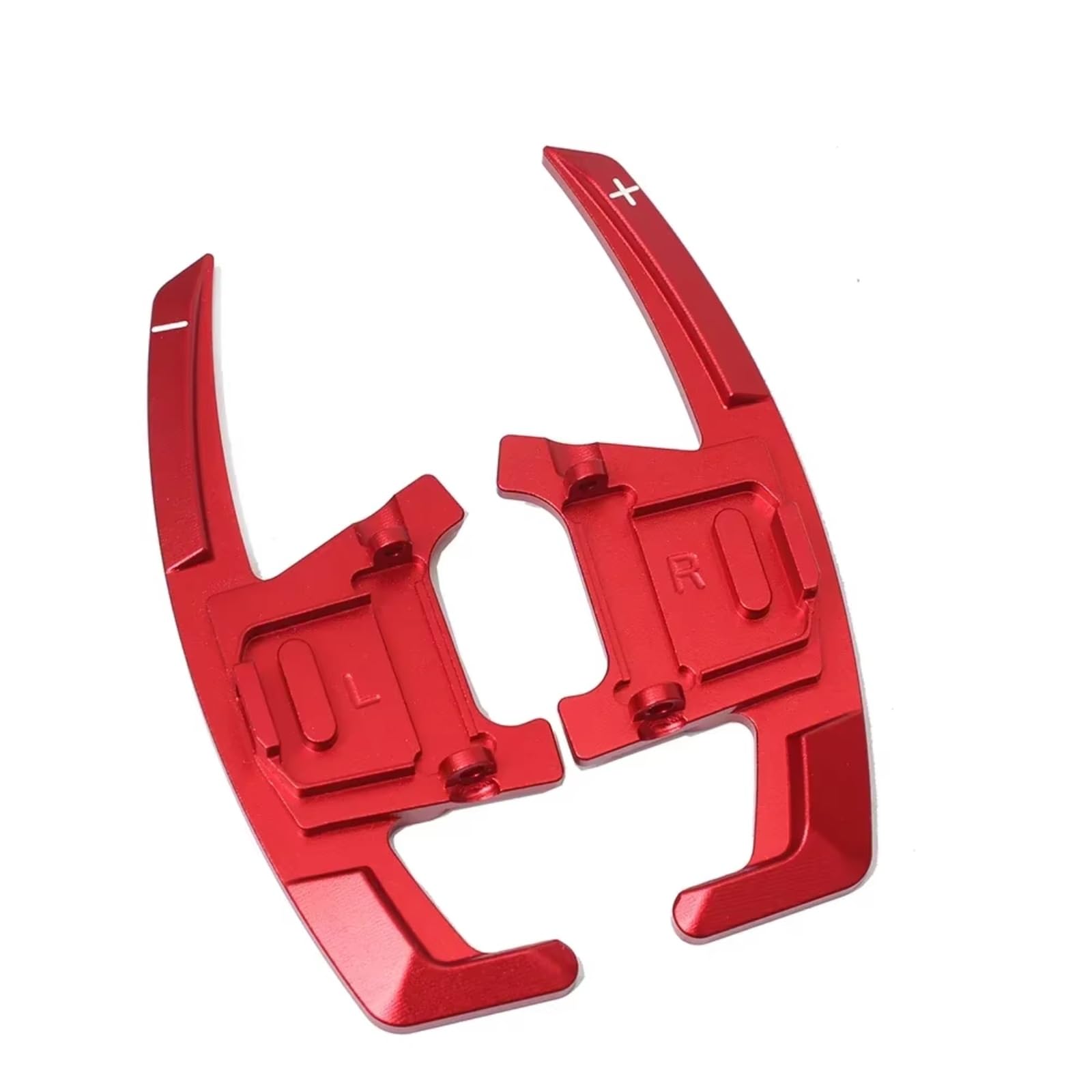XDETGOK Lenkradpaddel Kompatibel Mit VW Für Sagitar GLI Für R-Linie 2016 2017 2018 2019 Verlängerungsschaltabdeckung Auto-Aluminium-Lenkrad-Schaltpaddelverlängerung(Red) von XDETGOK