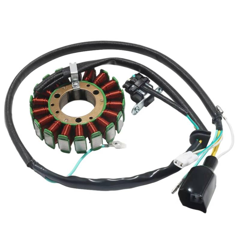 XDETGOK Motorrad Statorspule Für KL250 Für Super Für Sherpa 250 2000 2001 2002 2003 2004 2005 2006 2007 2008 2009 2010 21003-1312 Motorrad Generator Stator Spule von XDETGOK