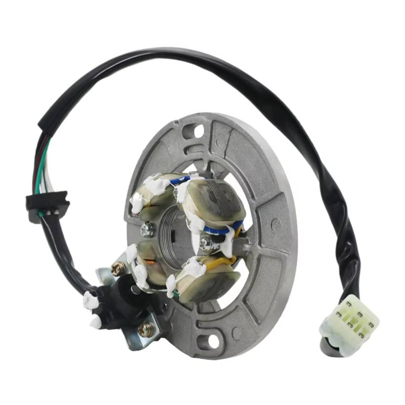 XDETGOK Motorrad Statorspule Für YZ85 Für YZ85R 2003 Motorrad Generator Stator Spule Motorrad Magneto Stator Platte Zündspule Zubehör von XDETGOK