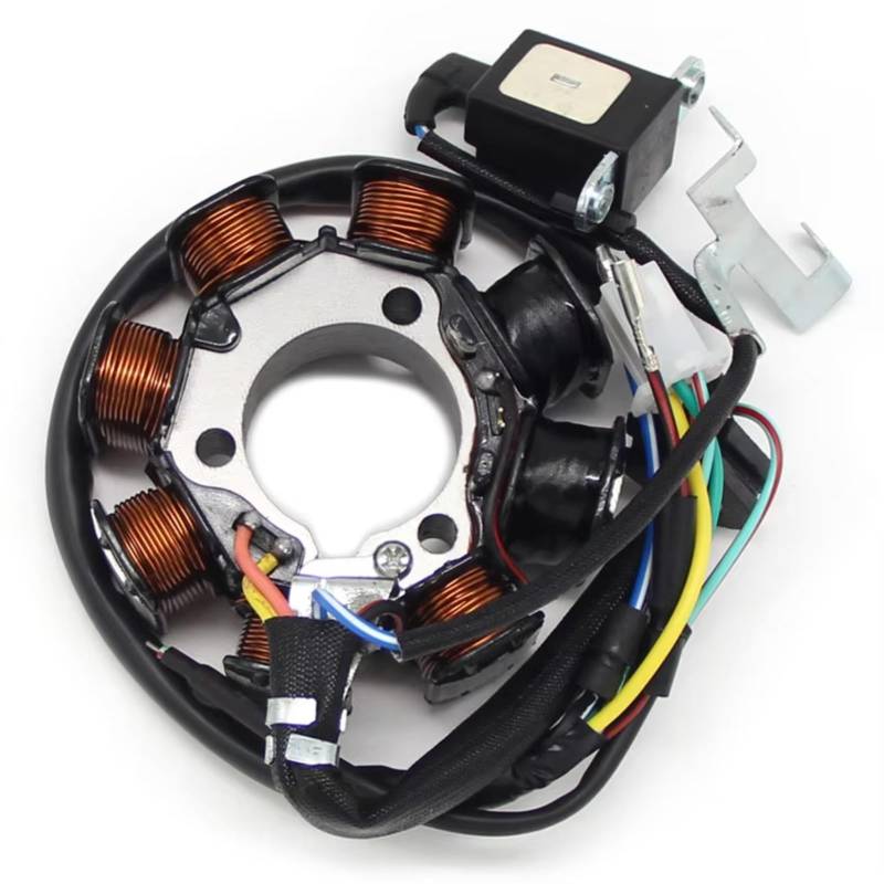 XDETGOK Motorrad Statorspule Für ZRX400 Für ZR400 Für ZRX-II 1995 1996 1997 1998 1999 2000 2001 2002 2003 2004 2005 2006 2007 2008 21003-1214 Motorrad Zündung Stator Spule von XDETGOK