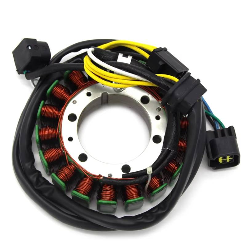 XDETGOK Motorrad Statorspule Kompatibel Mit Suzuki Für DR650 1996-2016 Für XF650 Freewind 1997-2001 32101-32E00-000 Motorrad Magneto Stator Zündung Generator Spule von XDETGOK