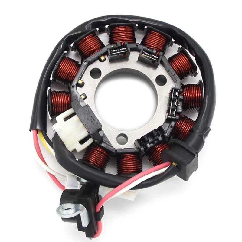XDETGOK Motorrad Statorspule Kompatibel Mit Yamaha Für TTR110 2008 2009 2010 2011 2012 2013 2014 2015 2016 2017 5B6-H1410-00 Motorrad Zündspule Stator Zubehör von XDETGOK
