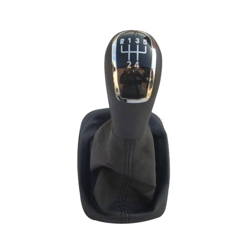 XDETGOK Schaltknäufe Kompatibel Mit Skoda Für Fabia MK II Für MK2 2000-2008 5 6-Gang-Autoknauf Automatischer Schaltknauf-Schaltadapter(5-Speed) von XDETGOK