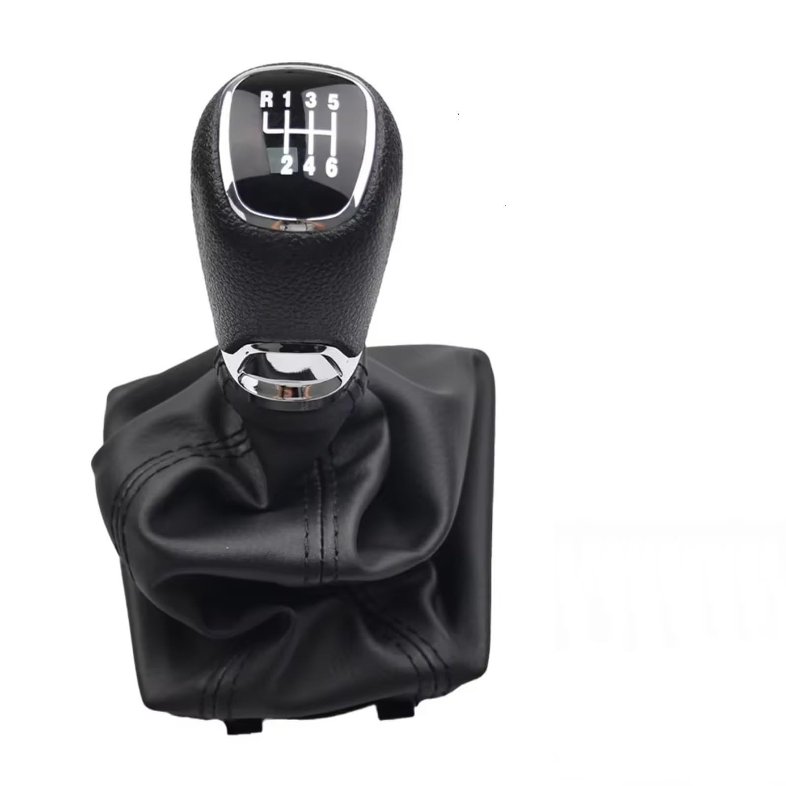 XDETGOK Schaltknäufe Kompatibel Mit Skoda Für Octavia A5 A6 2004 2005 2006 2007 2008 2009 2010 2012 5 6 Für Geschwindigkeit Auto Schaltknauf Hebel Schalthebel Gaitor Boot(6Speed) von XDETGOK