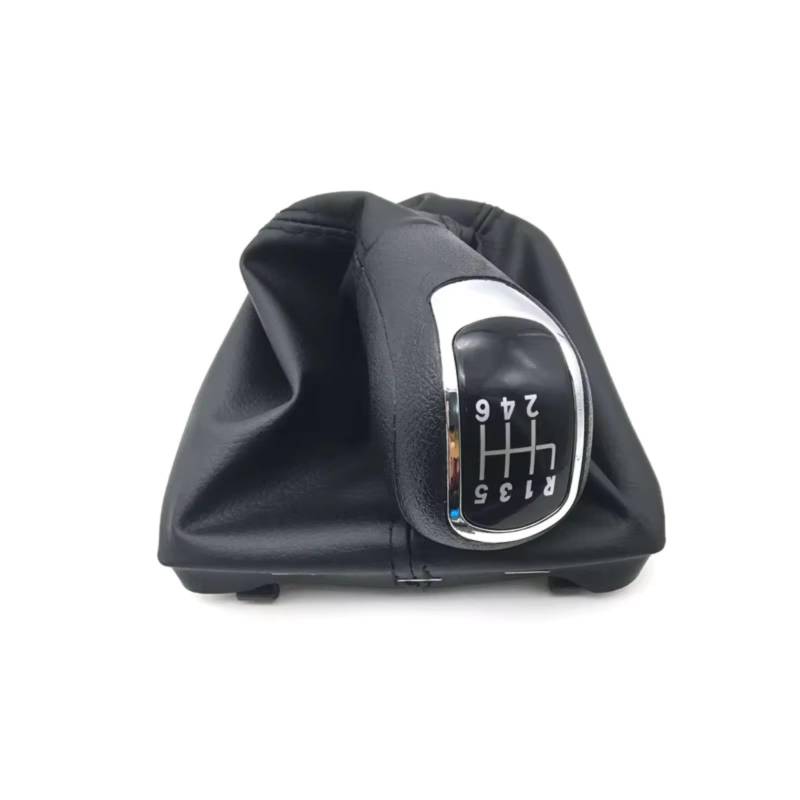 XDETGOK Schaltknäufe Kompatibel Mit Skoda Für Superb II 3T 2008 2009 2010 2011 2012 5 6-Gang-Schaltknäufe Mit Kofferraum-Adapter Für Automatischen Schaltknauf(6-Speed) von XDETGOK