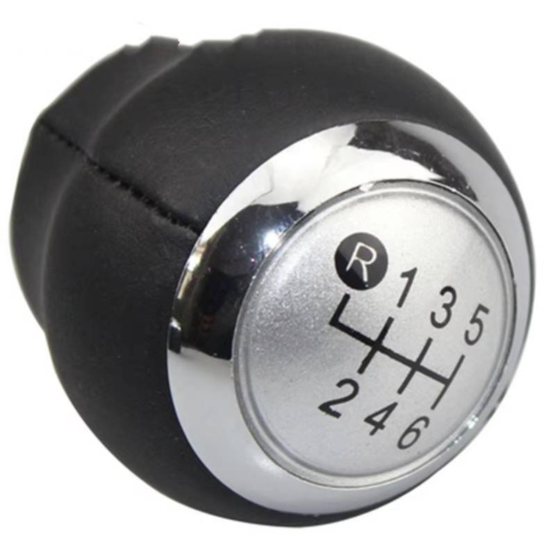 XDETGOK Schaltknäufe Kompatibel Mit Toyota Für Corolla Für Verso Für Auris Car Styling 5 6 Für Geschwindigkeitsschaltknauf Hebelschalthebel Handball Auto Universalknopf(Silver,6Speed) von XDETGOK