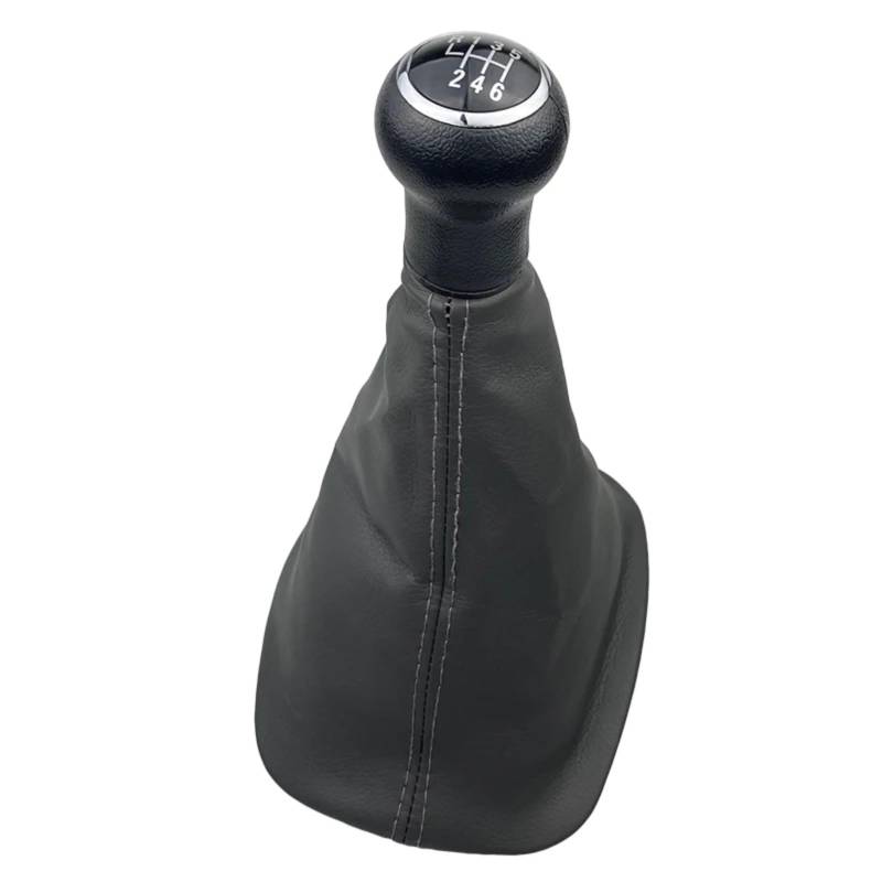 XDETGOK Schaltknäufe Kompatibel Mit VW Für Passat Für B5 1998 1999 2000 2001 2002 2003 2004 5/6 Für Gangschaltung Auto-Styling Schaltknauf Hebel Schalthebel(6 Speed Gray B) von XDETGOK