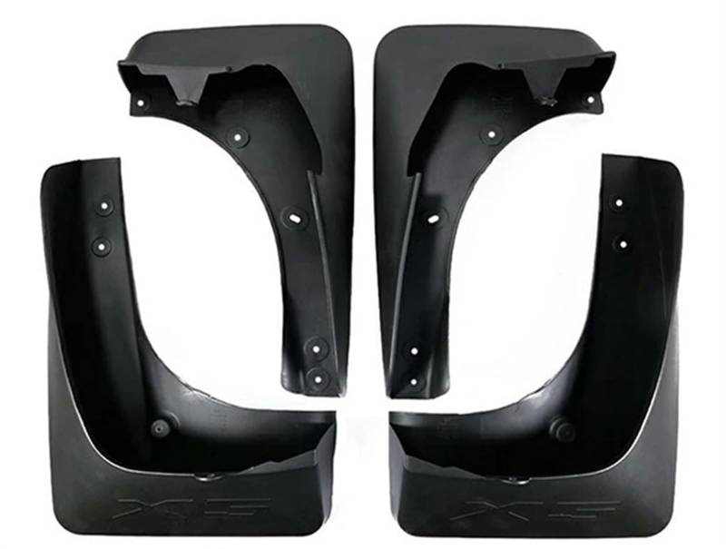 XDETGOK Schmutzfänger Kompatibel Mit Für X5 Für F15 2014 2015 2016 2017 Auto-Kotflügel, Spritzschutz, Vorne Und Hinten, Klappe, Kotflügel, Zubehör, 4 Stück von XDETGOK