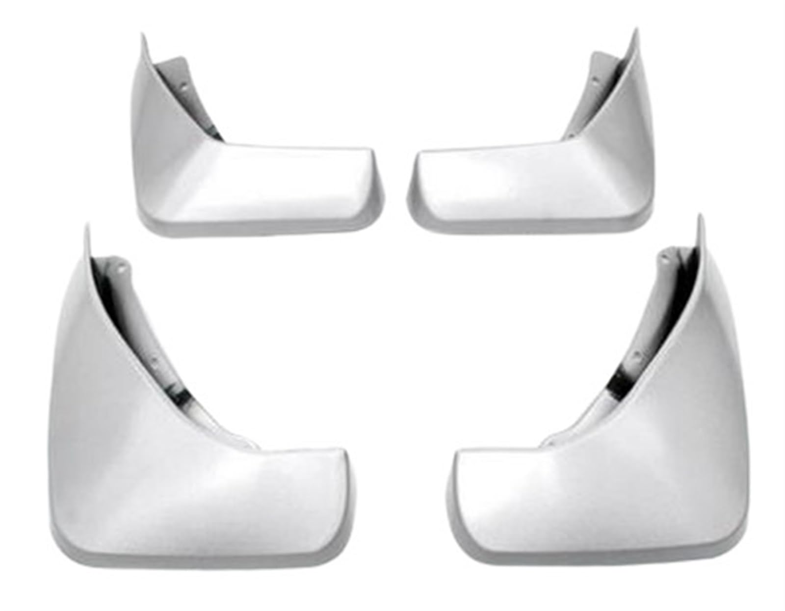 XDETGOK Schmutzfänger Kompatibel Mit Volvo Für XC60 2018 2019 2020 Auto Vorne Hinten Spritzschutz Kotflügel Schmutzfänger Zubehör 4 Stück(White) von XDETGOK