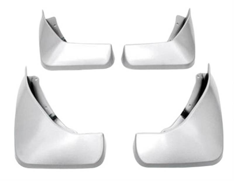 XDETGOK Schmutzfänger Kompatibel Mit Volvo Für XC60 2018 2019 2020 Auto Vorne Hinten Spritzschutz Kotflügel Schmutzfänger Zubehör 4 Stück(White) von XDETGOK